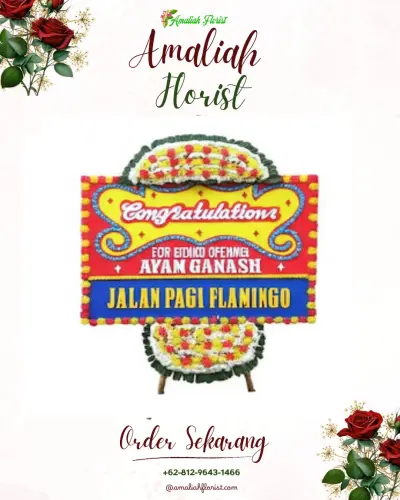 Bunga Papan Congratulation di Bumiharjo